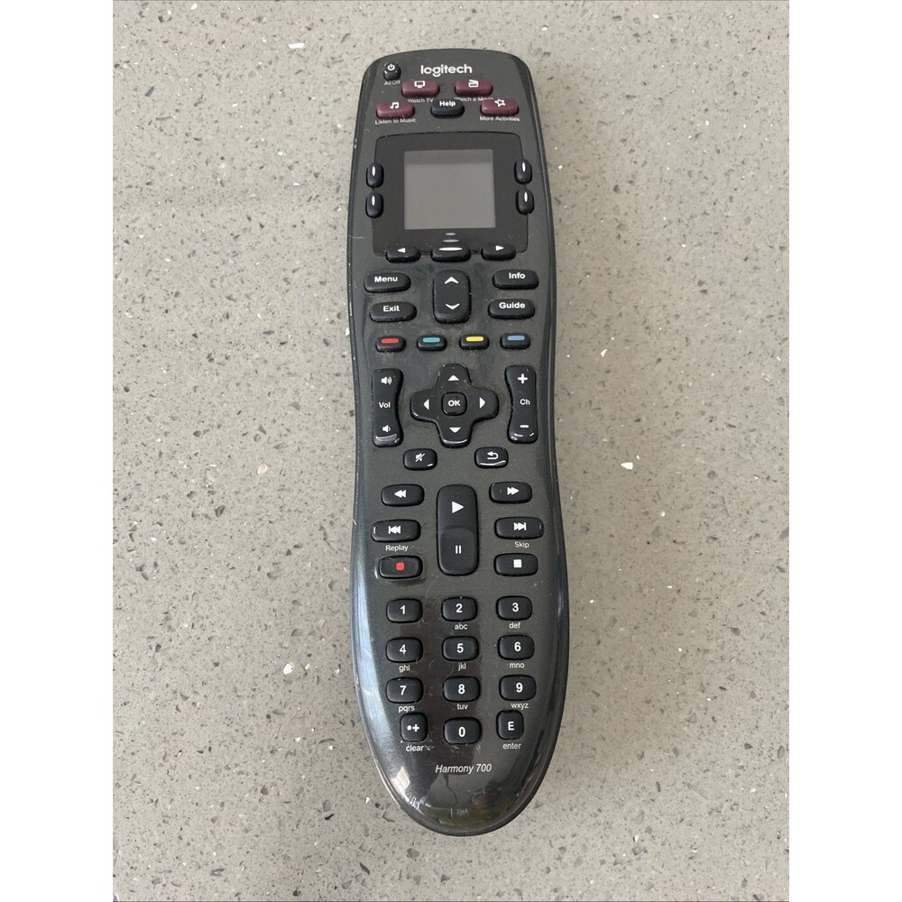 Logitech Harmony 700 Universal Remote Control LCD Screen Tested